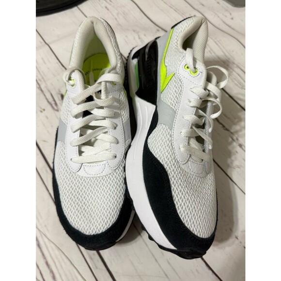Nike Men\'s Air Max SYSTM Casual Sneaker Shoe White/Black/Neon Green Sz 9.5 main image 6